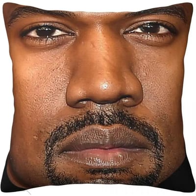 Housses de Coussin Meme Kanye West Housse de Coussin Impression Polyester Géniale Housse de Coussin Décorative pour Canapé 45x45cm 45x45cm