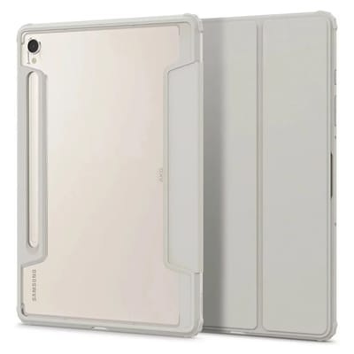 Spigen Ultra Hybrid Pro Bookcase voor de Samsung Galaxy Tab S9 11.0 inch - Grijs