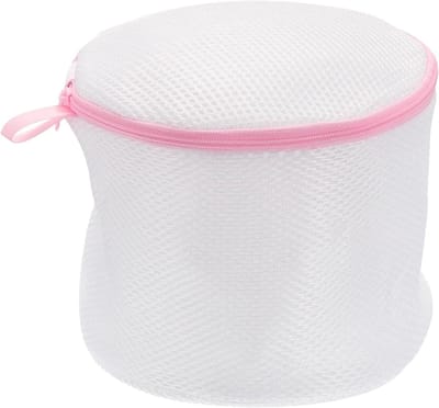 Waszak voor Lingerie - Net voor Trui - Beschermende Was - Voorkomt Vormverlies - 16 x 16 cm - Roze