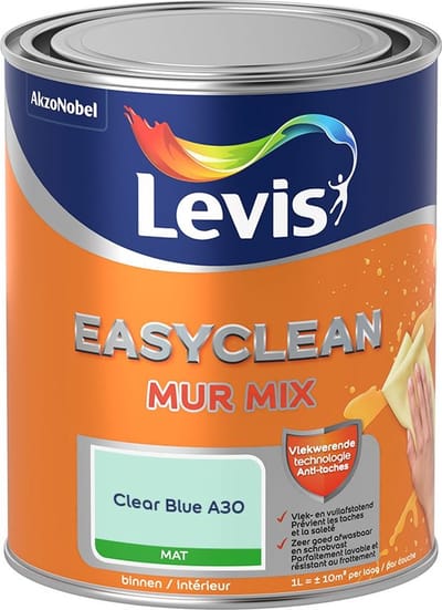 Levis - Easyclean Mur Mat Mix - Clear Blue A30 - Mengverf - 1 L