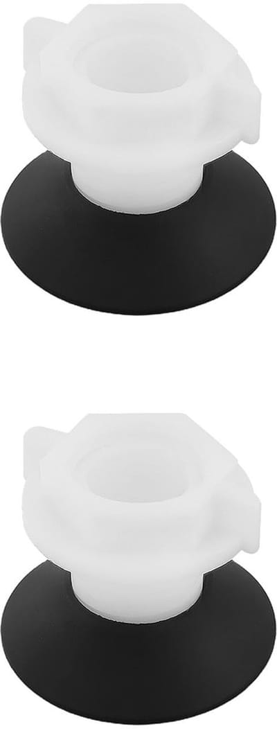 Dailygoods- Blanking Plug - 2x Witte Dekking - Geschikt voor 21-38 mm - Kunststof - Eenvoudige Installatie - Decoratieve Stopper - Afdekking