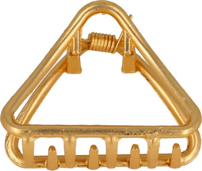 Haarsoires Haarspeld Haarklem 4cm – Open Driehoek Vorm – Metaal – Goud