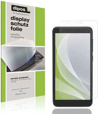 dipos – 4x Matte Beschermfolie geschikt voor ZTE Blade A3 Plus | Krasbestendige & antireflecterende Screenprotector Ultra-Thin