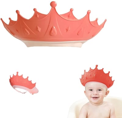 Dailygoods- Babyshampoomuts Waterdicht - Douchemuts Kind - Badmuts Voor Kinderen - Oog- en Oorbescherming - Verstelbaar - Lichtgewicht en Duurzaam