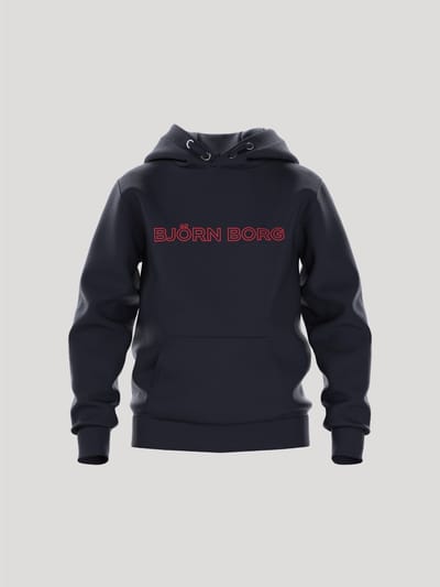 Björn Borg Essential 3 Hoodie Kinderen Trui Met Capuchon Jongens - Donkerblauw - Maat 170
