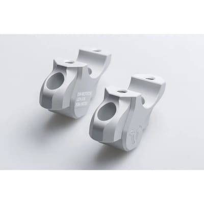 Stuurverhogers Barback Sw Motech Omhoog 32 Mm Achter 25 Mm 32 Mm Stuur Grijs