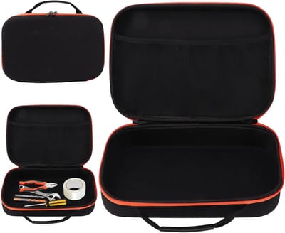 Elektrische Boor Accessoire Tas - Lege Gereedschapskoffer van Oxford Katoen (25 x 20 x 7 cm) voor Gereedschap en Accessoires