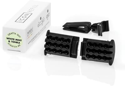Millefiori Milano Icon car refill White Mint en Tonka