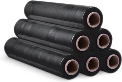 We-pack Handwikkelfolie ZWART - 50 cm x 300 m - 20 mu