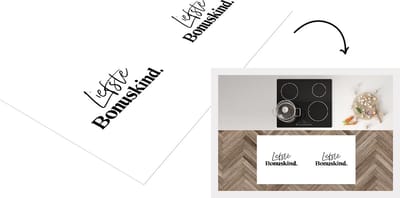Keukenloper - Loper keuken - Lief - Bonus kind - Quotes - Liefste Bonuskind - Cadeautje - Spreuken - Quotes - 120x60 cm - Keukenloper vinyl