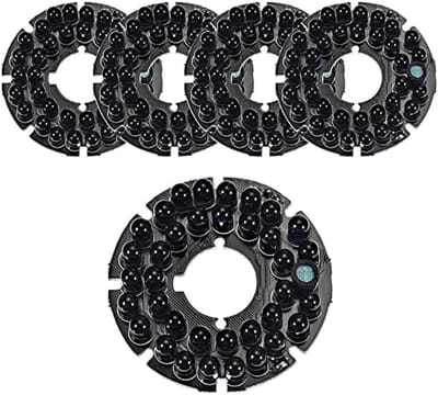 IR LED Board - Infrarood Verlichting - Nachtzicht Verbeteren - 36 LEDs 850nm - 53mm Diameter - Zwart