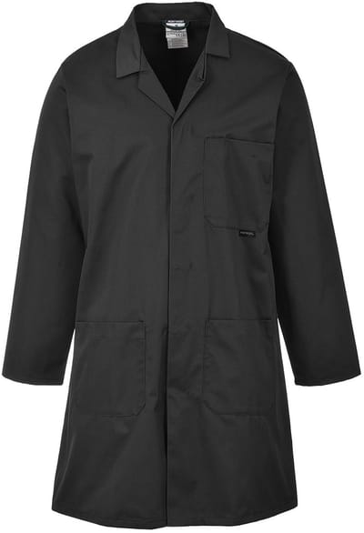 Portwest Standaard Stof- of labojas 2852 - Zwart - XS