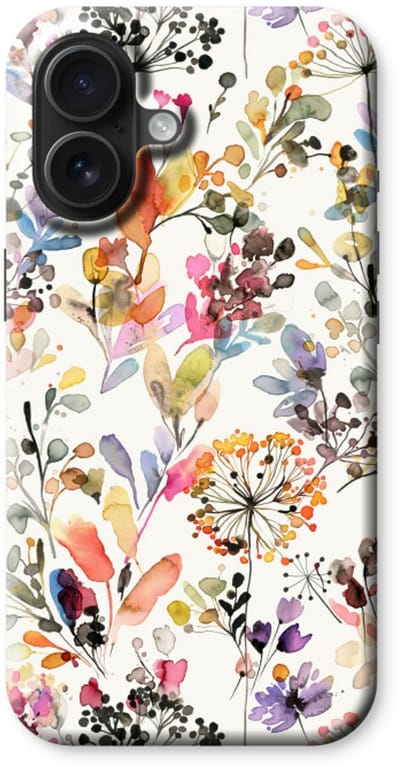 Case Company® - Hoesje geschikt voor iPhone 16 hoesje - Wilde grassen - Tough Case - Maximale Bescherming alle Kanten en Schermrand