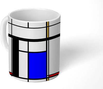 Mok - Koffiemok - Patronen - Kunst - Abstract - Mokken - 350 ML - Beker - Koffiemokken - Theemok