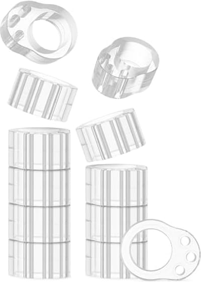 Deurklinkbuffers Transparant - Universele Deurstoppers voor Muren en Meubels - Discreet Design