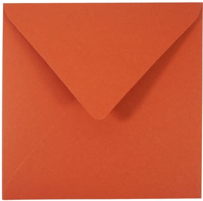 Ecologische rode enveloppen 12 - 153 x 153 mm - 25 stuks - NK natgelijmde - 120 gram - Materica - Netuno