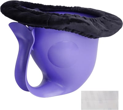 Potje Visvorm - Draagbaar toilet - Zindelijkheidstraining - Antislip - 20 x 18 x 15 cm - Paars