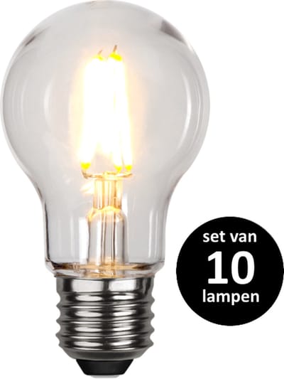 2.4W(E27) Standaard Bol voor prikkabel (A55) - set van 10