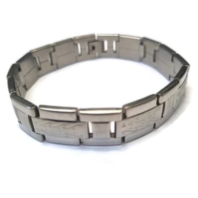 Aramat Jewels | Armbanden | Tijdloze Rvs Schakel Armband - 22cm, 14mm | | | |14mm | Staal | Volwassenen | Verkleurd niet
