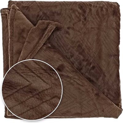 D- Unique Living | Plaid Auke 150x200cm bison brown