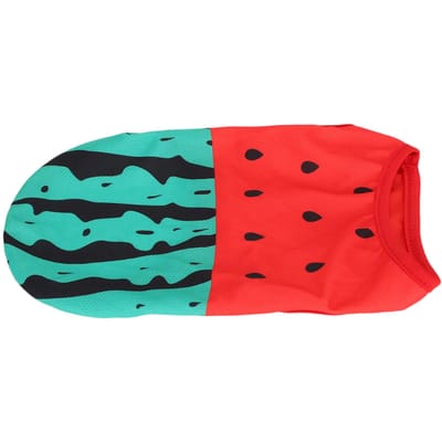 Vêtements d'été pastèque pour animaux de compagnie, gilet pour cochon chien, T-shirt sans manches léger non collant XL blue