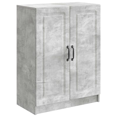 vidaXL - Dressoir - Betongrijs - 66 - x - 34,5 - x - 87 - cm - Bewerkt - hout
