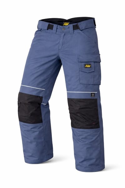 Werkbroek Snickers Workwear 3619 Power Winter Trousers – Navy/Black (9504) – Maat 042 – Gevoerde Winter Werkbroek