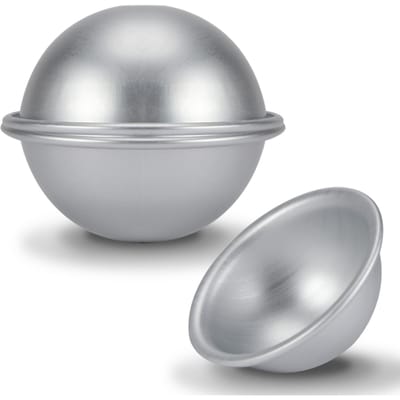 10cm Halve Cirkel Vorm Aluminium Halfrond Chiffon Cake Pan Bikini Cake Dessert Pudding Bakvorm gray
