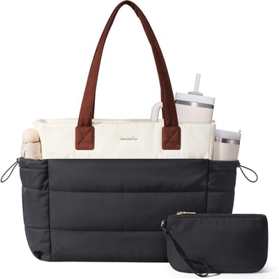 Grote Shopper Tas voor Vrouwen, Lichtgewicht Laptop Tas, Stijlvolle Werk Tas, Schoudertas voor Universiteit en Kantoor, Veelzijdige Handtas voor Dagelijks Gebruik