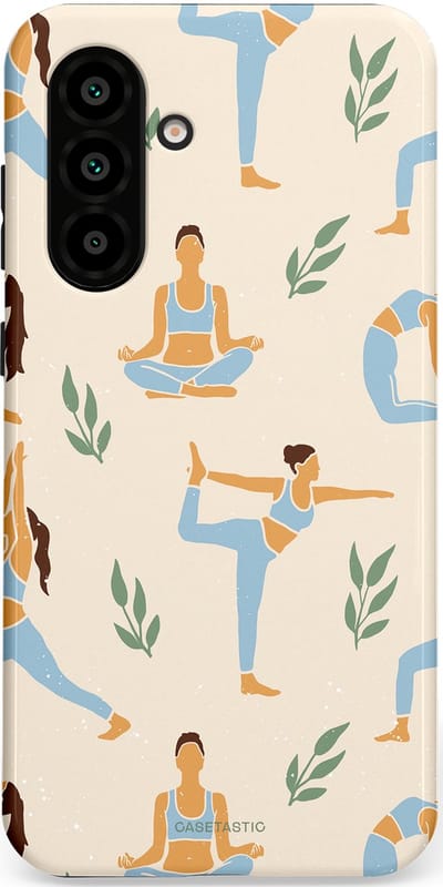 Casetastic Hoesje Geschikt voor Samsung A56 / A36 - Stijlvolle Beschermende Duo-layer Case - Yoga zen