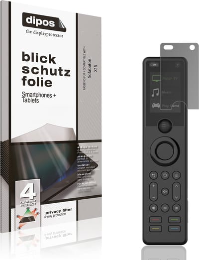 dipos – Matte Privacy Screenprotector geschikt voor Sofabaton X1S | Anti-Spy Beschermfolie