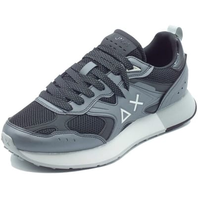 SUN68 Jaki 2.0 Zilveren Mesh - Heren Sneakers Schoenen Zwart Z36119-11 ORIGINEEL EU 41 zwart
