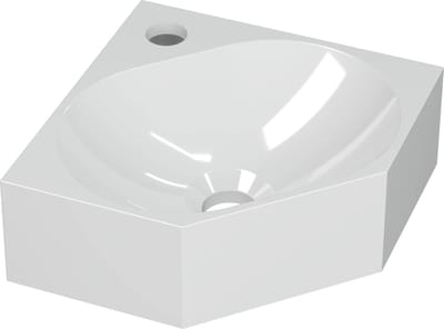 Saqu Tarvos Fontein 27x27x10 cm Glans Wit