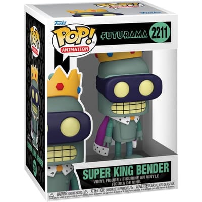 Futurama Super King Bender vinylfiguur 2211 Unisex Funko Pop! - Neutraal - Standard