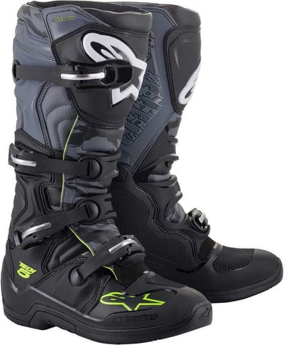 Alpinestars Tech 5 Schoenen Zwart Cool Grijs Geel Fluo - Maat US 14 - Laars