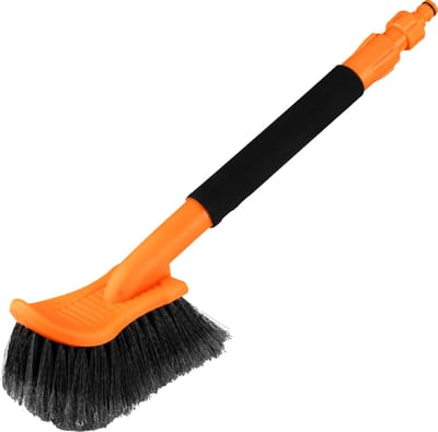 NEO Tools autowasborstel - 48 cm met slangaansluiting - PVC borstelkop - alu stang & EVA handvat