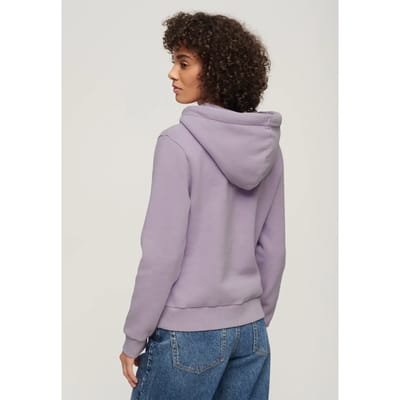 Superdry - Metallic hoodie met Venue-logo - Dames - Hoodies