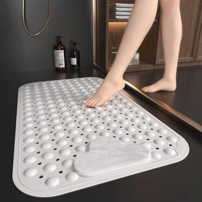 Antislip Douchemat 70 x 40 cm met Voetmassage en Zuignappen voor Extra Veiligheid