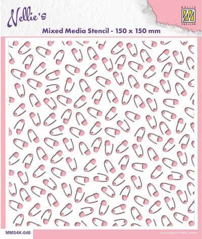 Nellie Snellen Stencil Safety Pins