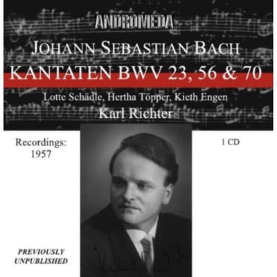 Bach: Canatatas Bw 23,56 & 70 (Muni