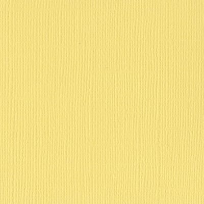 Bazzill Textuurpapier - Mono Canvas - 30.5x30.5cm - Lemonade - 25 vellen
