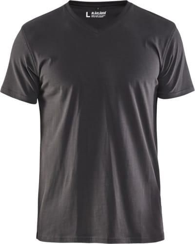 Blaklader T-Shirt, V-hals 3360-1029 - Donkergrijs - M