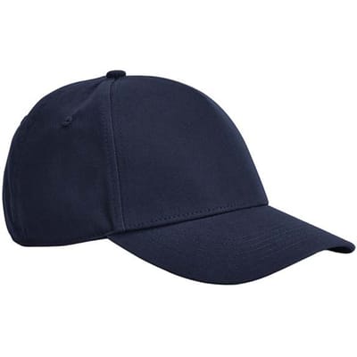 Beechfield EarthAware Klassieke Organic Cotton 5 Panel Baseball Cap (Franse marine)