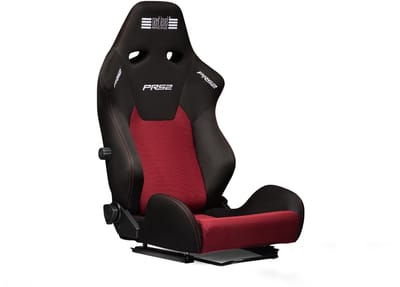 Next Level Racing PRS2 Elite Reclining Seat Sim racestoel - Zwart / Rood - Ademend gaas - Tot 150 kg