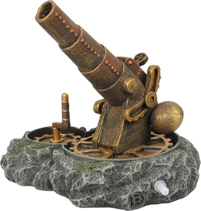 Aqua Della - Aquariumdecoratie - Vissen - Steampunk Kanon Action Air 16,3x11,5x13,6cm Meerkleurig - 1st