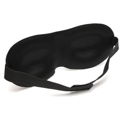 Masque de sommeil - TEMPSA - 3D - Anti-lumière - Confortable - Couleur Noir noir