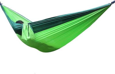 Draagbare Hangmat - Kampeer Hangmat - Ontspannen Buiten - Lichtgewicht Nylon - 10 x 10 mm - One Color