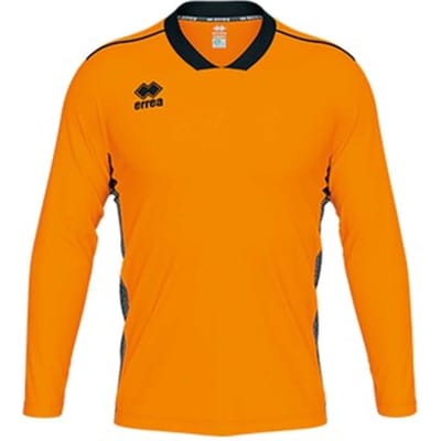 T-Shirt Errea Jerzy Maglia Ml Ad Arancio_Fluo Nero - Sportswear - Volwassen