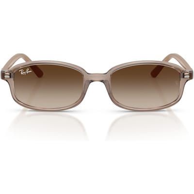 Transparant Beige Kleurverloop 0RJ9132SF Ray-Ban zonnebril, Bruin, 49mm,