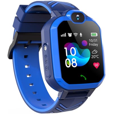 Smart Phone Watch voor kinderen 2G Network Smart Watch voor kinderen LBS Locatie Child Tracker Watch Children's blauw
